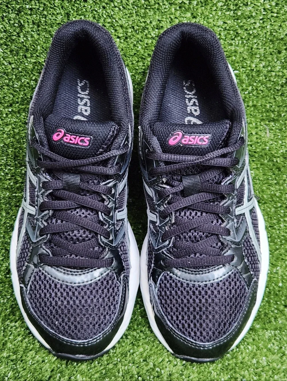 Asics Gel-Contend 3 Womens Size 6.5 Black Athletic Running Comfy Sneakers Shoes